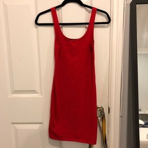 Red bodycon